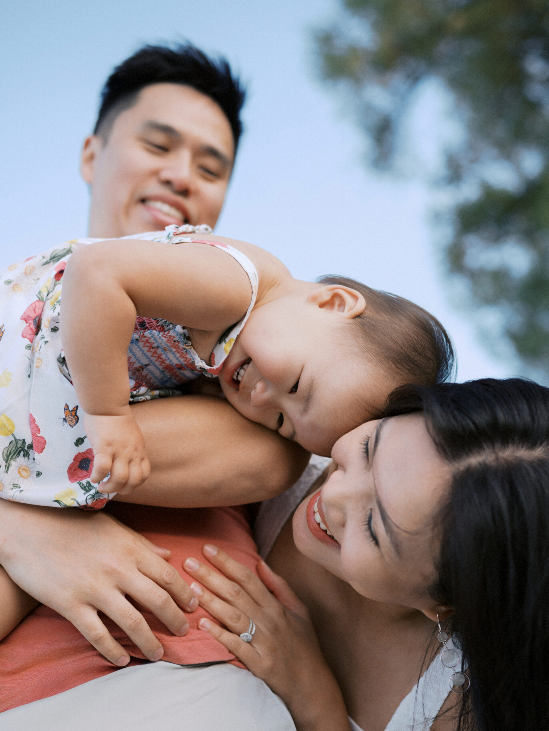Family playing together